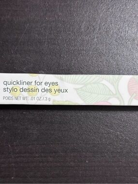 Clinique Quickliner For Eyes - Smoky Brown in White Floral Box
